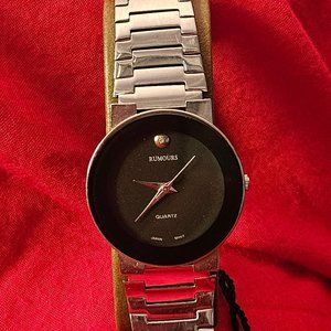Rumors Black Face Watch 33915 New with Tag